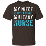 My Niece is My Favorite Military Nurse T-Shirt_Black