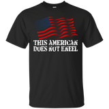 I Don't Kneel During The Anthem Usa Flag Tshirts_black