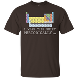 Periodic Table Shirt - I Wear This Shirt Periodically_Black