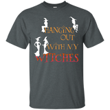 Witch Halloween Shirt - Hanging Out With My Witches T-shirt_black=