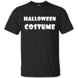 Silly Humor Last Minute Halloween Costume T-Shirt_Black