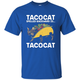 Taco & Cat T-shirt - Tacocat Spelled Backwards Is Tacocat_black=