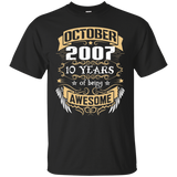 October 2007 - 10th Birthday T-shirt_black=