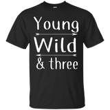 Young Wild and Three Gift T-Shirt_Black