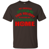 Brother Home For Holidays T Shirt For Thanksgiving Or Xmas_black