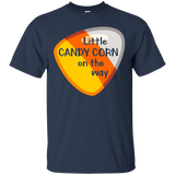 Little Candy Corn On The Way T-shirt Candy Corn Baby Lover_black=