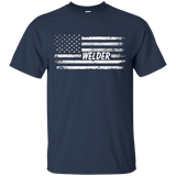 Welder American Flag T-Shirt_Black