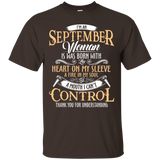 I'm An September Woman Birthday T-shirt Gift Present For Her
