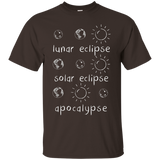 Lunar Solar Eclipse And Apocalypse Funny Science T-shirt