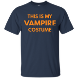 This Is My Vampire Costume T-shirt - Halloween Holiday_black=