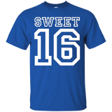 Women's Sweet Sixteen 16th Birthday T-shirt Sixteenth Birthday Girl_Black