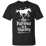 My Patronus is a Unicorn T-Shirt_Black