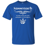 Sassenach Gaelic Sass-uh-nak Outlander or Foreigner T-Shirt_Black