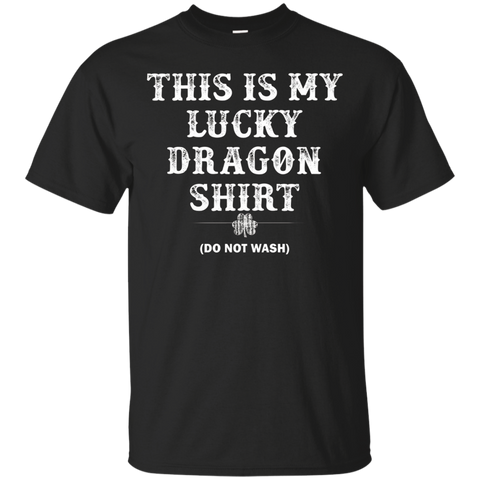 This Is My Lucky Dragon Shirt Funny Winged Creature Gift_Black