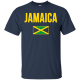 Jamaica T-shirt Jamaican National Country Flag Tee Carribean