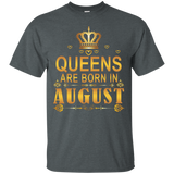 Queens Are Born In August TShirt_Black