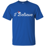 I Believe Funny Christmas T-shirt_black=