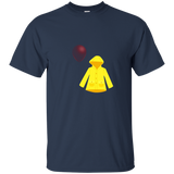 Red Balloon Horror Halloween T-shirt_Navy