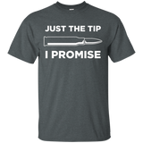 Just The-tip I-promise T-shirt Funny M855 Bullet Tshirt_black=