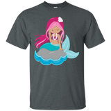 Cute Modern & Unique Mermaid & Pearls Art T-shirt & Gift_black