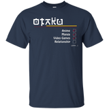 Otaku t Shirt, Funny Anime Manga Japanese Word tshirt_Black