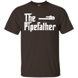 The Pipe Father Funny Plumber Plumbing T Shirt Gift_Black