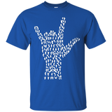 Sign Language T-Shirt Design - Men, Women, and Youth_Black