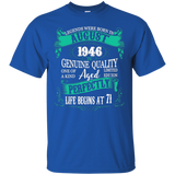 Legends Were Born In August 1946 T-shirt 71st Birthday Gift