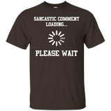 Sarcastic comment loading... Please wait T-shirt_Black
