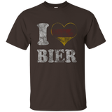 Oktoberfest I Heart German Bier Germany Shirt_Black