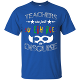 Teachers are Superheroes in Disguise T-Shirt Funny Gifts_Black