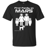 First Family On Mars - Funny Tshirt_black=