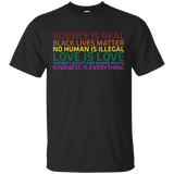 Science Is Real Black Lives Matter Tee Gift T-shirt Shirt_Black
