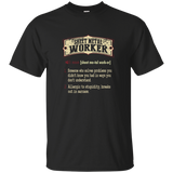 Sheet Metal Worker Sarcastic Dictionary T-Shirt_Black