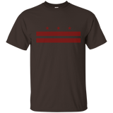 Patriotic State Flag of Washington D.C. T-Shirt_Navy