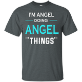 I'm Angel Doing Angel Things Funny First Name T-shirt_black=