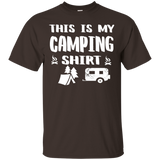 This Is My Camping Shirt Funny Camper Gift T-shirt_Black