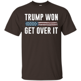 Trump Won - Get Over It - T-shirt_black=