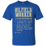 Oilfield Worker Dictionary Term T-Shirt_Black