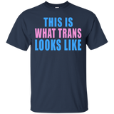 This Is What Trans Looks Like Transgender LGBT Pride T-Shirt_Black