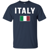 Italy T-shirt Italian National Country Flag Tee Italia