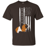 Guinea Pig Pet Us America Usa United States T-shirt_black