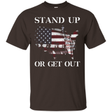 Stand Up Or Get Out American Flag Usa Lady Liberty Veterans_black=