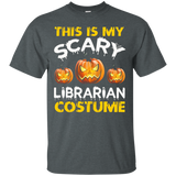 This is My Scary Librarian Costume Halloween shirt_Black