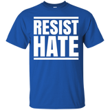 Resist Hate Political Protest Anti Racism Equality T-Shirt_Black