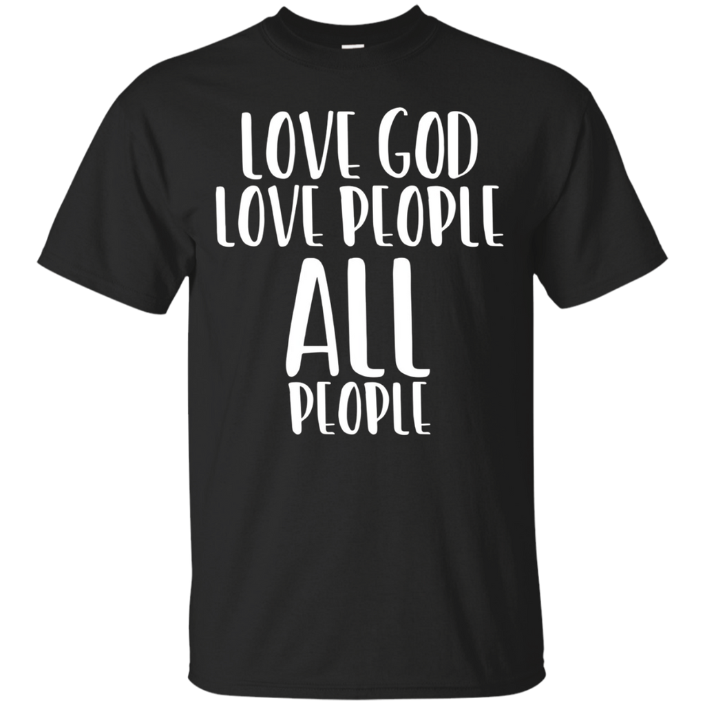 Love God Love All People Faith Hope Vintage Acceptance Shirt