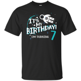 It's My Birthday I'm Turning 7 T-shirt 7th Astronaut Kids
