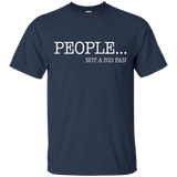 People Not a Big Fan T-Shirt - I Hate All Humans Shirt_Black