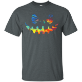 Tie Dye Pumpkin Face T Shirt Jack O Lantern Halloween_black