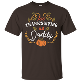 Mens Mens 1st Thanksgiving Tshirt As Daddy_black=